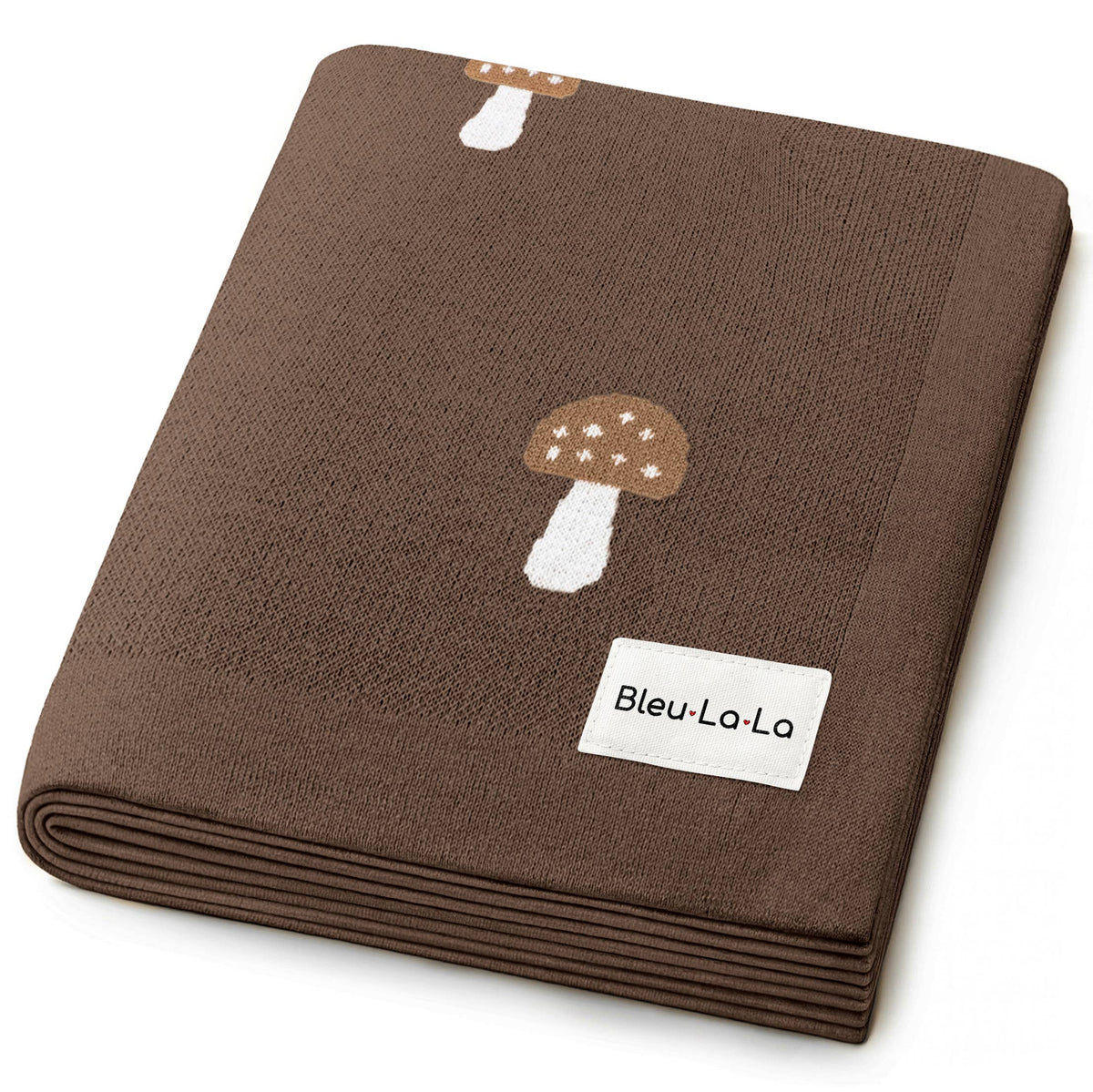 Cotton Swaddle Baby Blanket (Mushroom)