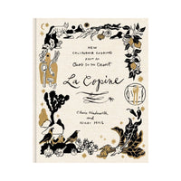 Book cover of 'La Copine' with decorative elements and text on a beige background
